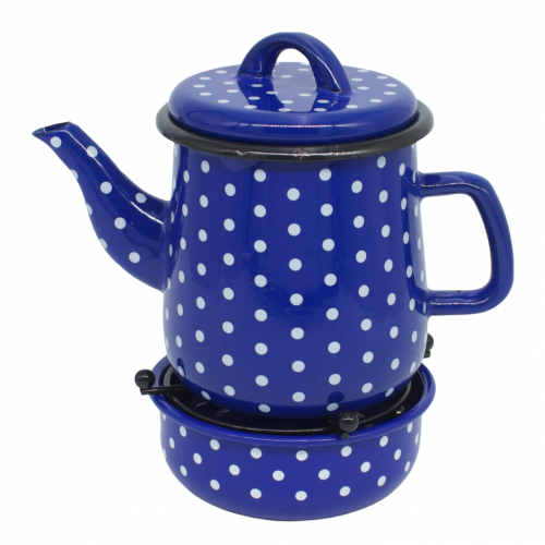 ابريق غضار مع قاعدة تسخين