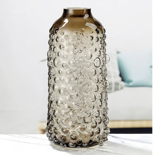 فازة ورد زجاج