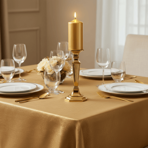 شمعة ذهبي كبير