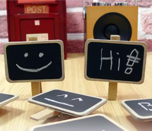 سبورة خشب بمقبض شدة 6 حبة