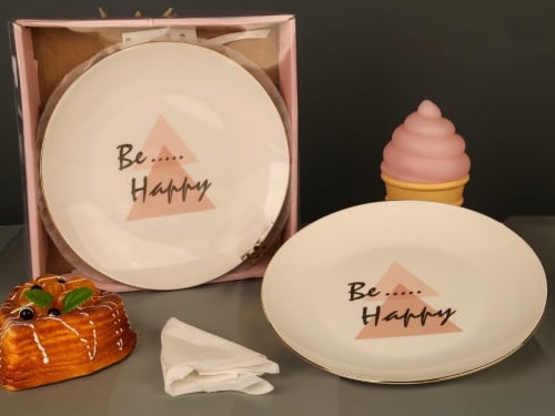 صحن حلا تقديم سيراميك فاخر