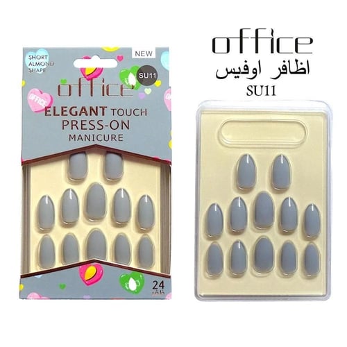 اوفيس اظافر تركيب جاهزة موديل اليجانت تش بألوان مت...