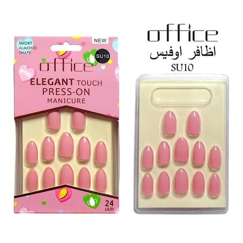اوفيس اظافر تركيب جاهزة موديل اليجانت تش بألوان مت...