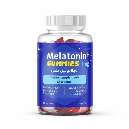 ميلاتونين بلس جاميز للنوم 60 قطعه حلوي - Melatonin...