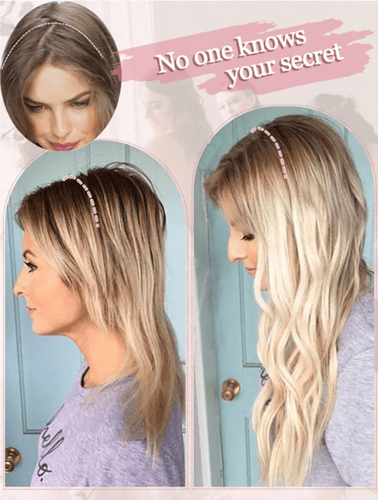 وصلة شعر اشقر رمادي 3989