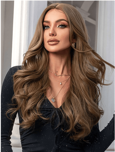 باروكة شعر بني 7376