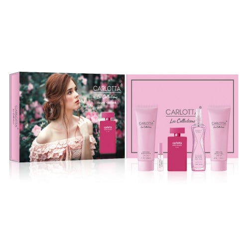 كارلوتا - طقم عطر ناسمي روز بينك 5 قطع