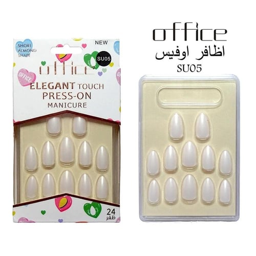 اوفيس اظافر تركيب جاهزة موديل اليجانت تش بألوان مت...