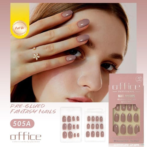 أوفيس اظافر تركيب جاهزة موديل فنتاسي نايل بألوان م...