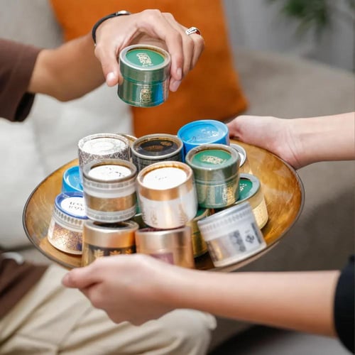 بخور التوزيعات من عود لافر 12 قطعة منوعة