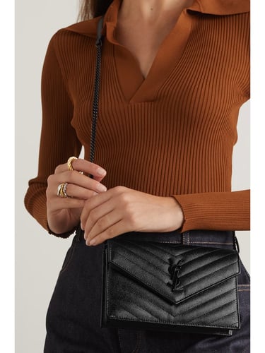 شنطة يد ايف سان لوران أسود