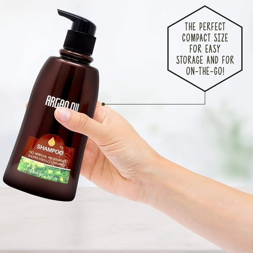 شامبو خالي من السولفات ارقان اويل 350 مل