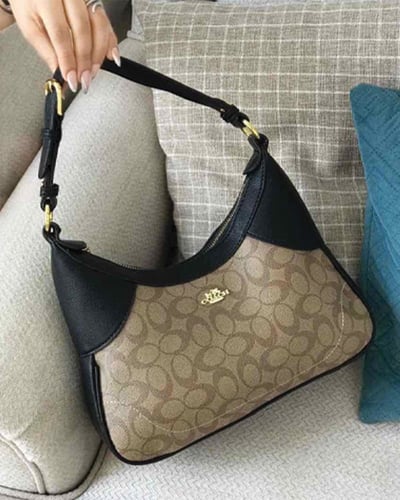 شنطة يد كوتش بيج حواف اسود