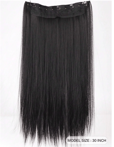 وصلة شعر بكلبسات أسود 800-2