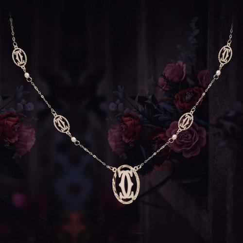 قلادة ذهب - عيار21 - وزن 1.07