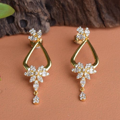 حلق فضة - وزن الفضة 4.1- عيار 925