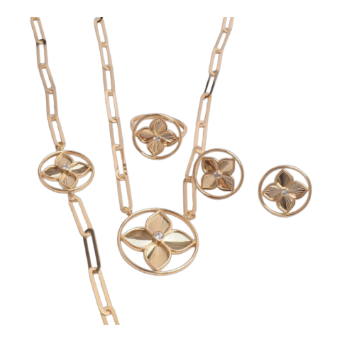 طقم ذهب -وزن ذهب 21.68 -عيار 18