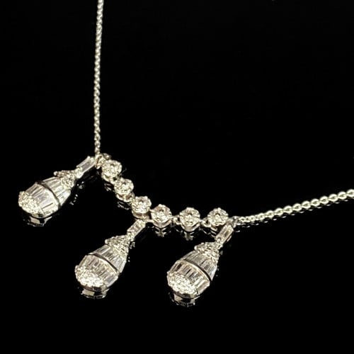 عقد الماس- وزن ذهب 5.32-وزن الماس0.49