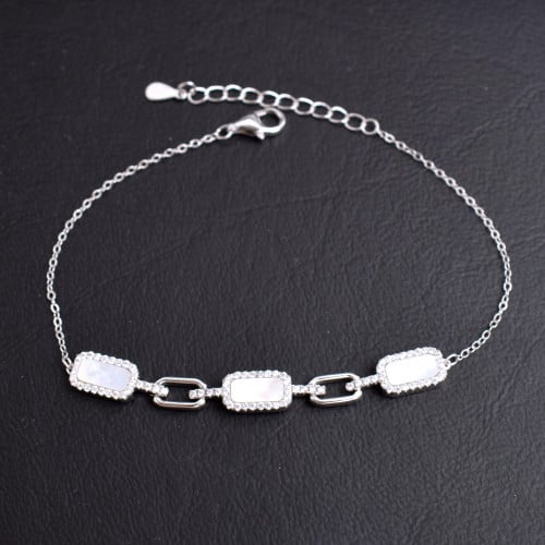 سوارة فضة- وزن الفضة 4.2- عيار 925