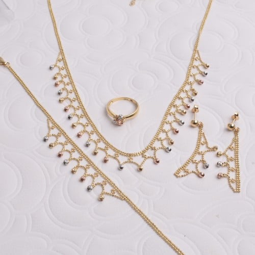 طقم ذهب-الوزن21.41-عيار 18