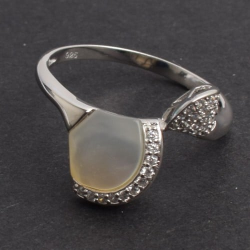 خاتم فضة- وزن الفضة 1.7- عيار 925