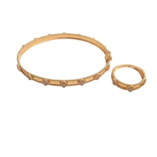 خاتم + سوارة ذهب - وزن ذهب17.36- عيار 18