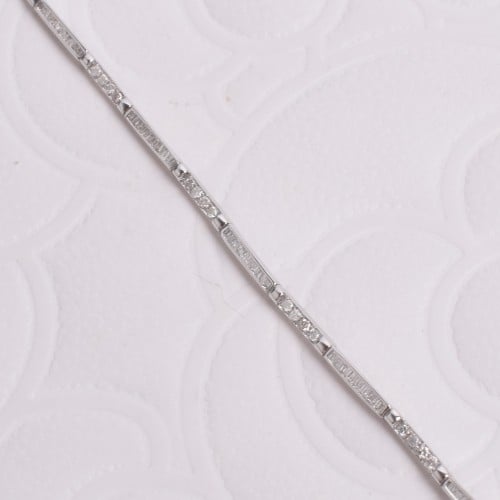 سوارة الماس-وزن الذهب 0.5-وزن الماس 0.760-عيار 18