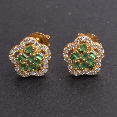 حلق فضة - وزن الفضة 1.6- عيار 925