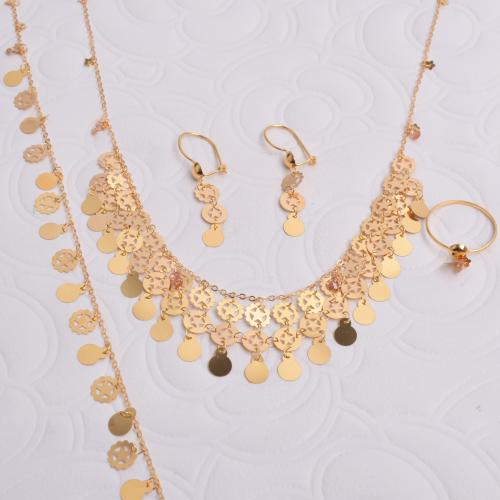 طقم ذهب -وزن ذهب 9.68-عيار 21