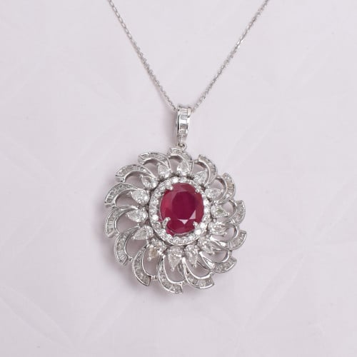 عقد الماس -وزن ذهب 0.5-وزن الماس 2.98-عيار 18