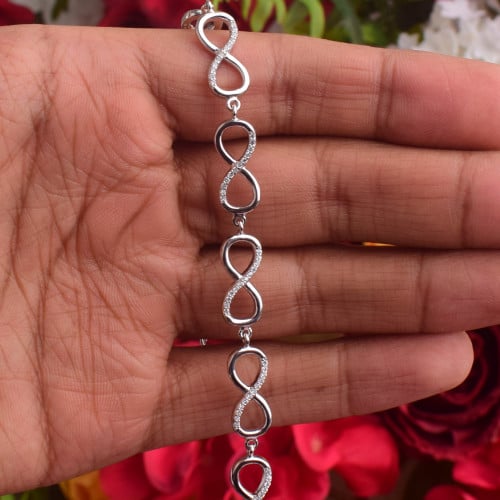 سوارة فضة- وزن الفضة 8.3- عيار 925