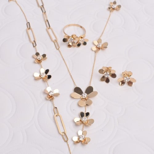 طقم ذهب -وزن ذهب 11.59 -عيار 18