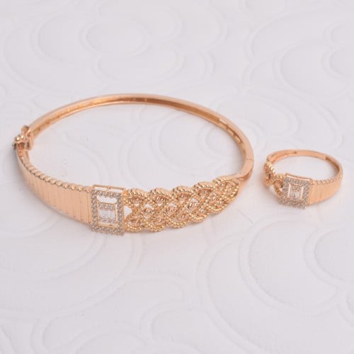 سوارة و خاتم ذهب -وزن ذهب 15.02 -عيار 21