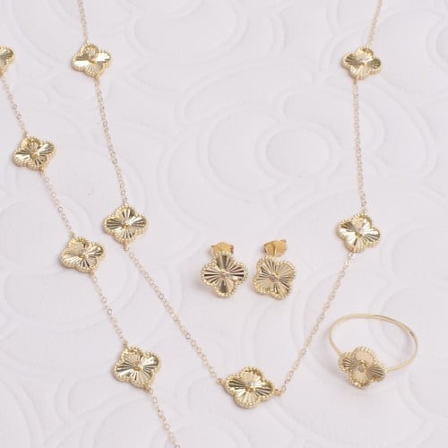 طقم ذهب -وزن ذهب 7.94 -عيار 18