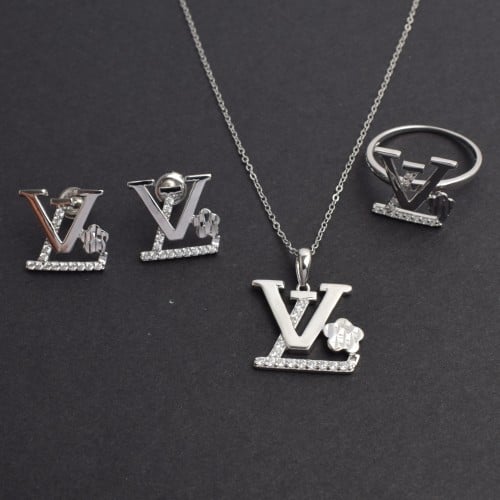 نصف طقم فضة وزن الفضة 7- عيار 925