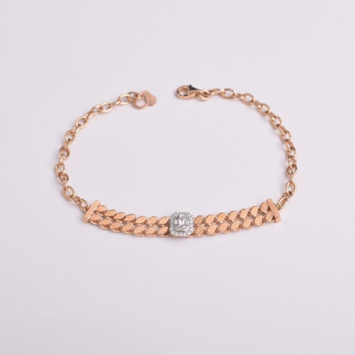 سوارة الماس -وزن ذهب 6.62-وزن الماس 0.2-عيار 18