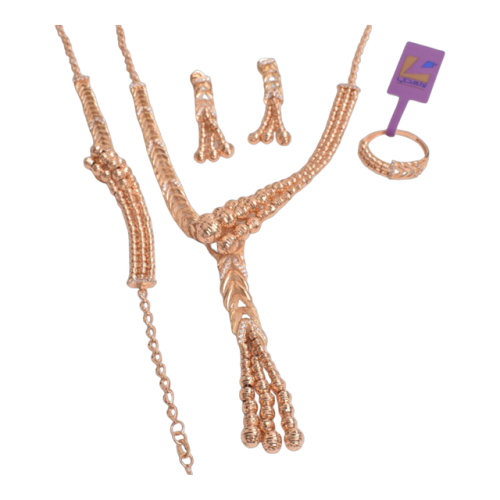 طقم ذهب - الوزن 38.30 G- عيار 21