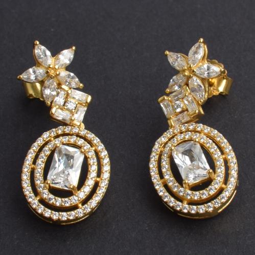 حلق فضة - وزن الفضة 5.5- عيار 925