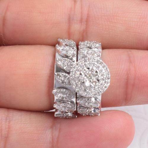 خاتم تونيز الماس -وزن ذهب 0.5-وزن الماس 1.69-عيار...