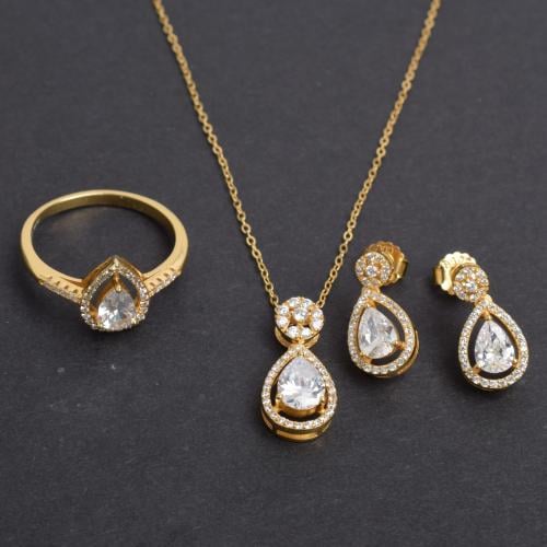 نصف طقم فضة وزن الفضة 10.3- عيار 925