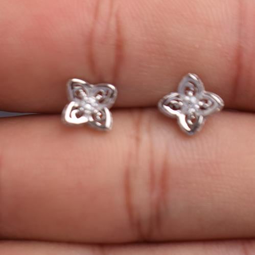 حلق فضة - وزن الفضة 1.3- عيار 925