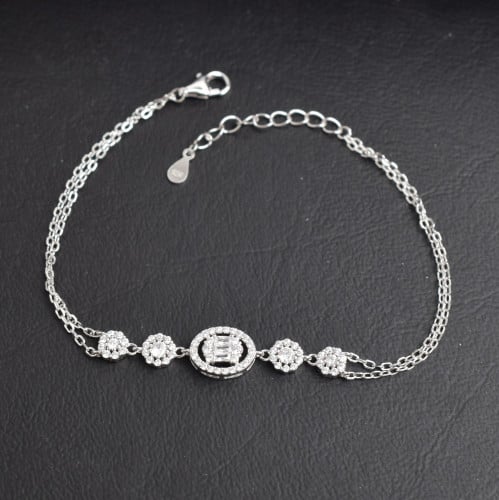 سوارة فضة- وزن الفضة 2.8- عيار 925