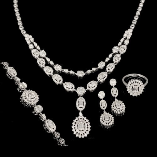 طقم ألماس - Si-i/G-H/D9.57/G49.52