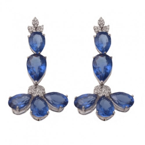 حلق الماس - وزن ذهب 13.43