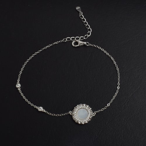 سوارة فضة- وزن الفضة 2.6- عيار 925