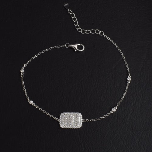 سوارة فضة- وزن الفضة 2.6- عيار 925