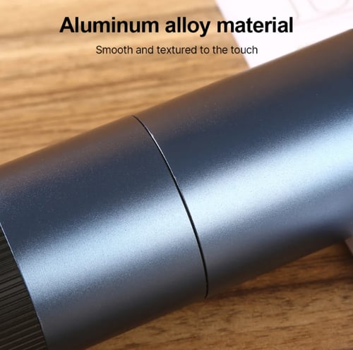 طاحونة اسبريسو كهربائية متنقلة - ستيل | اسود