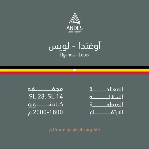 اوغندا لويس | محمصة انديز | 250G
