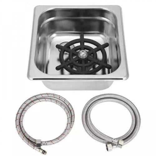رينزر مربع صغير لضخ الماء والتصريف فضي - cm16*17 |...