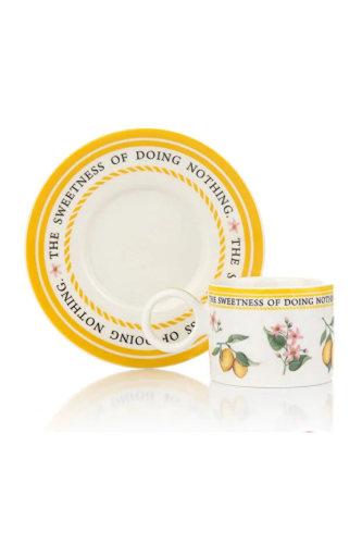 كوب قهوه نقش الليمون | 90ml